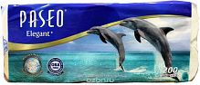 Paseo DOLPHIN Туалетная бумага 4-х сл. 10рул