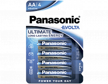 Panasonic Батарейка Тип AA  EVOLTA 4шт бл